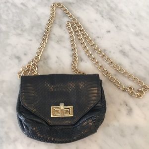 Pietro NYC Alessandro Mini Gold Chain Crossbody